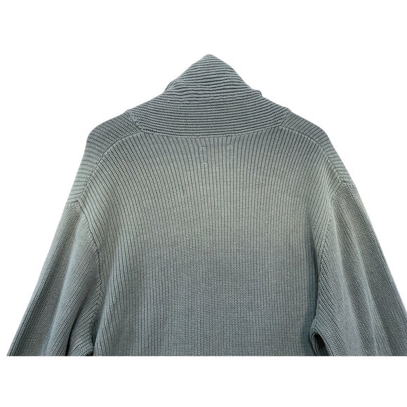 Lucky Brand Womens Washed & Worn Ribbed Zip-Up Cardigan XXL Pale Green - Picture 11 of 11